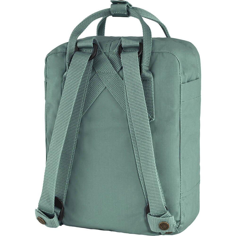 Mochila para caminar Fjallraven Kanken mini Gris verde 7 litros perlante 5/5