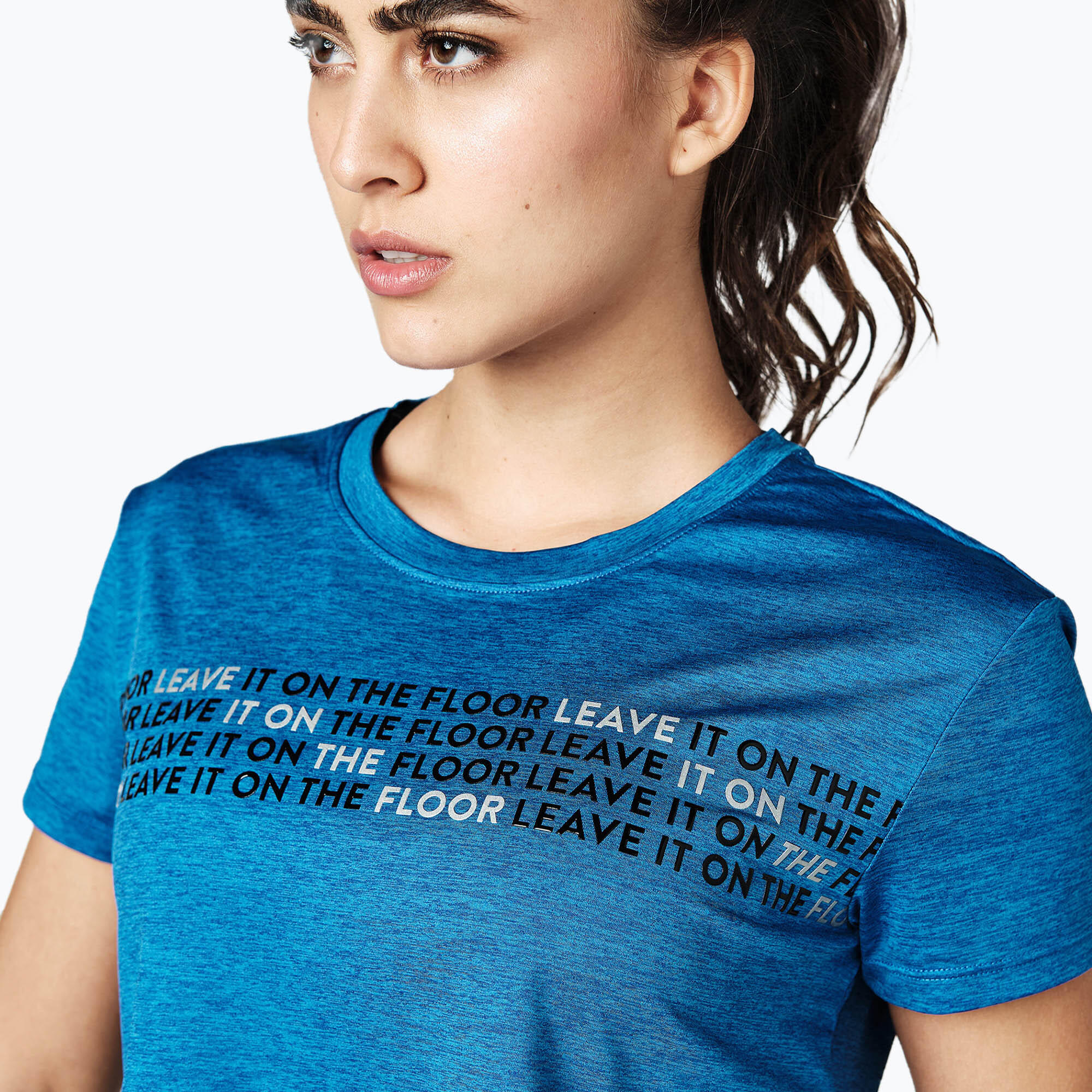 Damen Trainingsshirt STRONG ID Crop Knit Tee 4/5