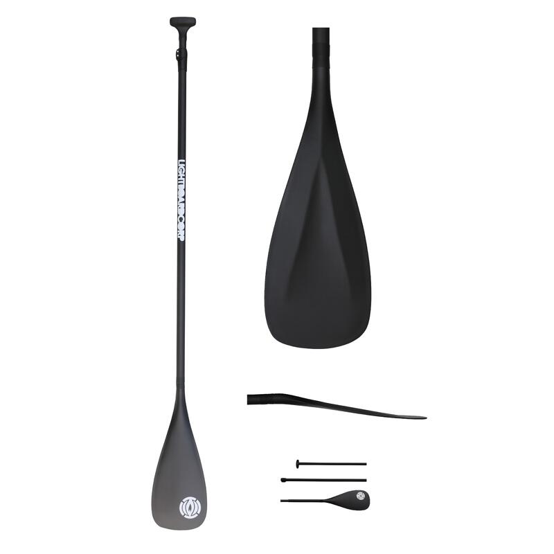 ISUP MFT WOOD TOURER SET 12´6" x 30" x 6" incl. 3 tlg. Pro Endurance 100% Carbon