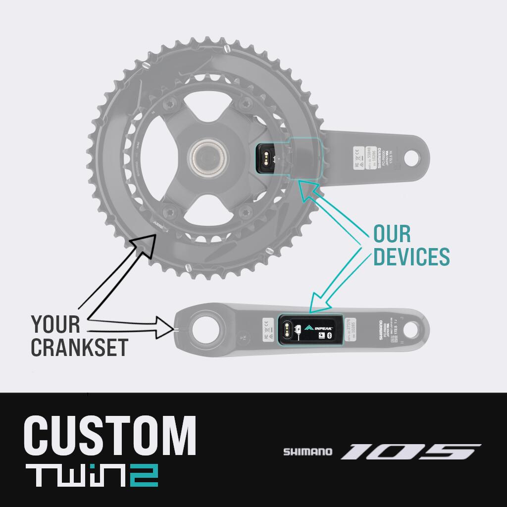 INPEAK INPEAK CUSTOM die Montage eines doppelseitigen Power Meter – SHIMANO 105