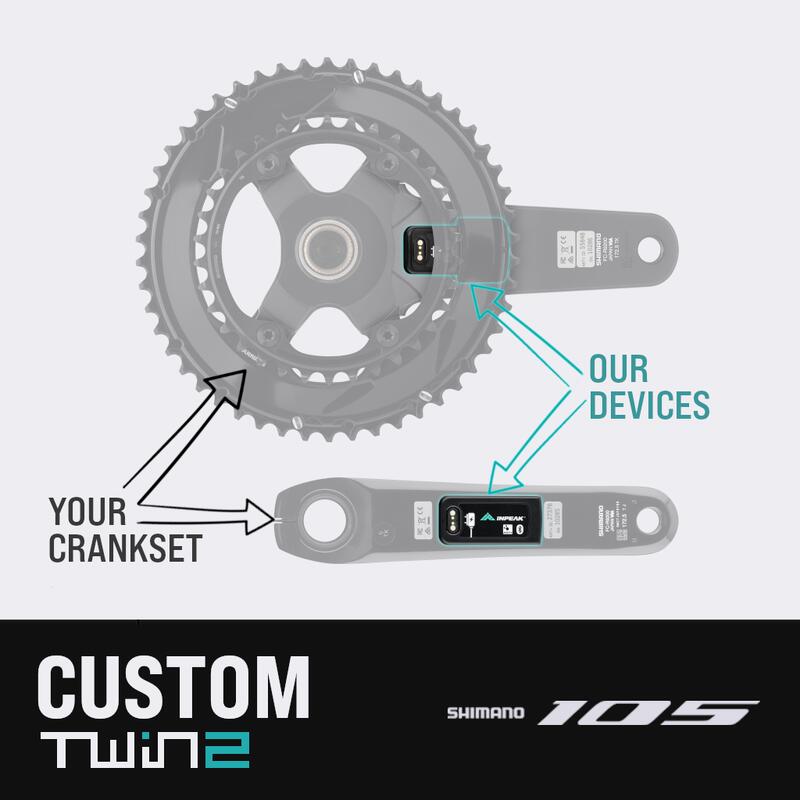 INPEAK CUSTOM - montage van een dubbelzijdige vermogensmeter– SHIMANO 105