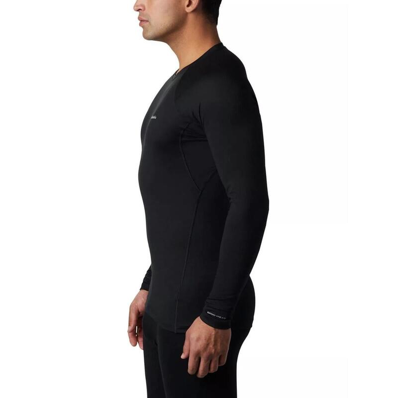 Top lenjerie de corp Heavyweight Stretch Long Sleeve Top - negru barbati