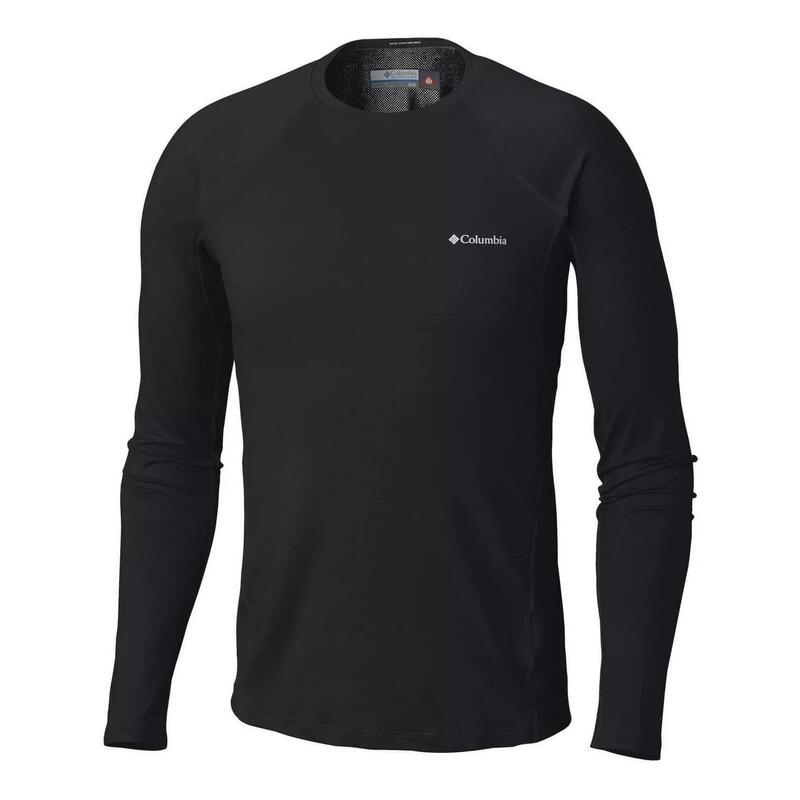 Heavyweight Stretch Long Sleeve Top férfi aláöltöző felső - fekete