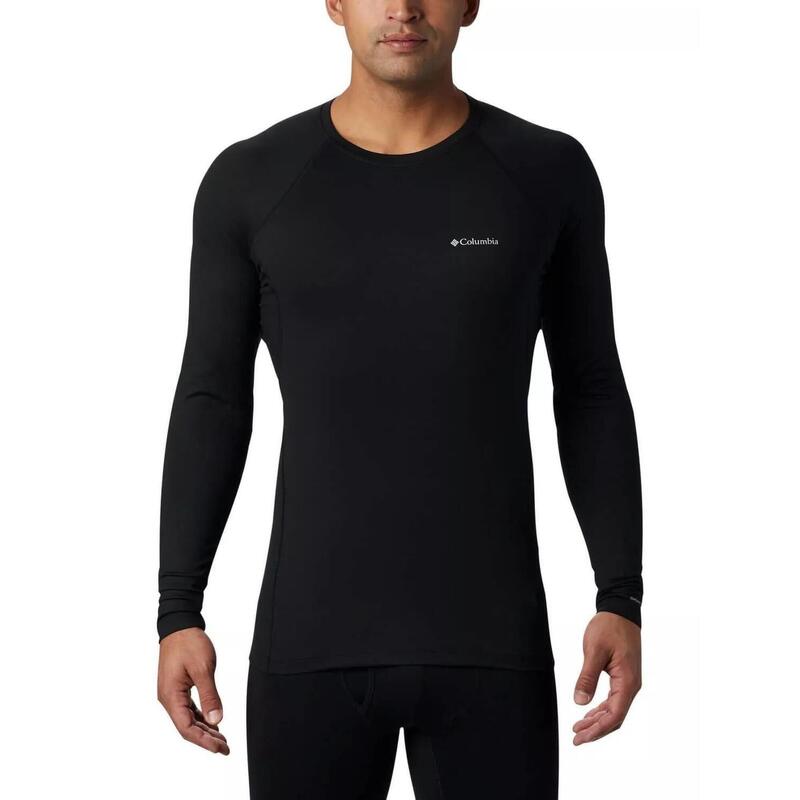 Heavyweight Stretch Long Sleeve Top férfi aláöltöző felső - fekete