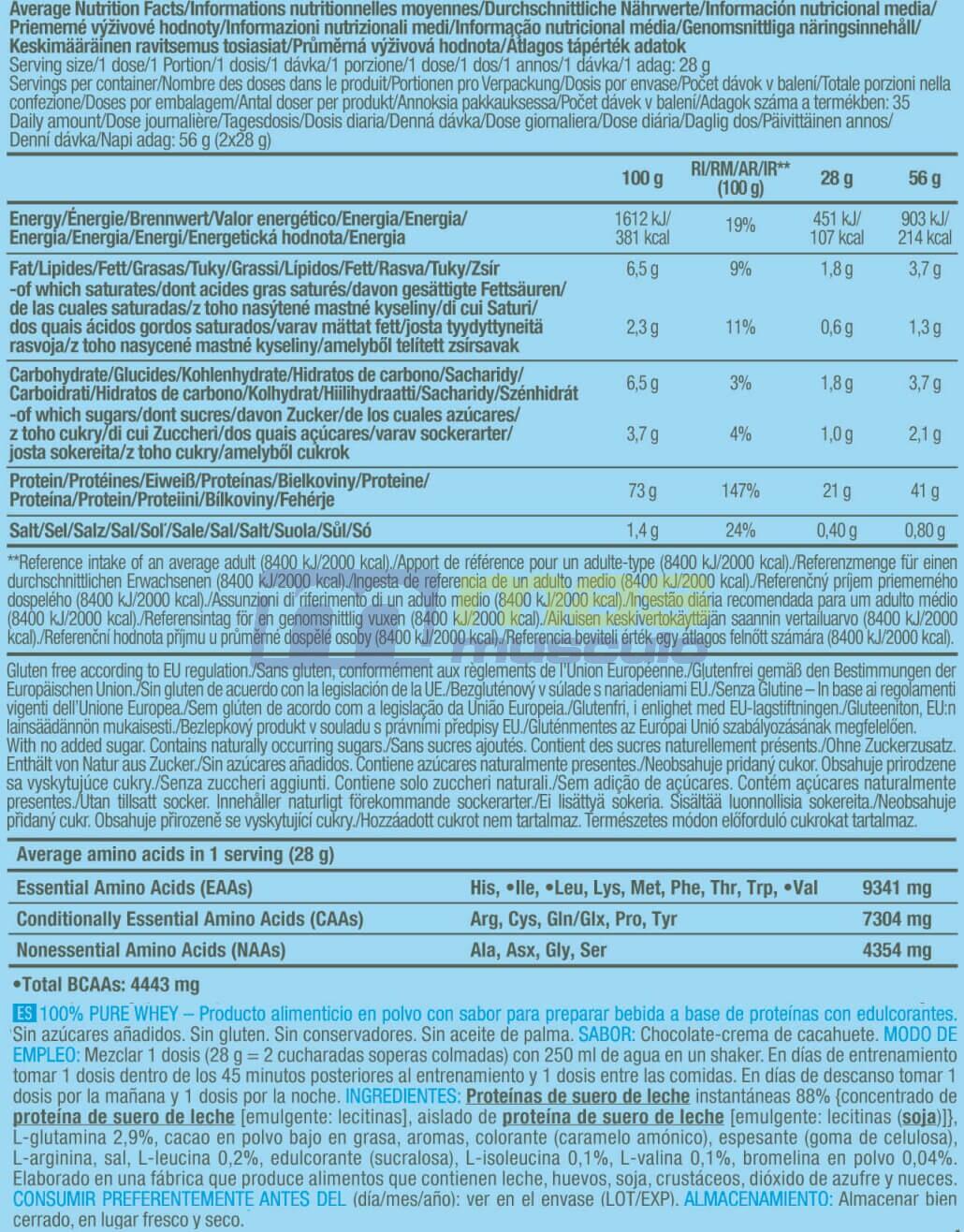 Whey Protéine | 100% Pure Whey (1kg) | Chocolate Peanut Butter 5/5