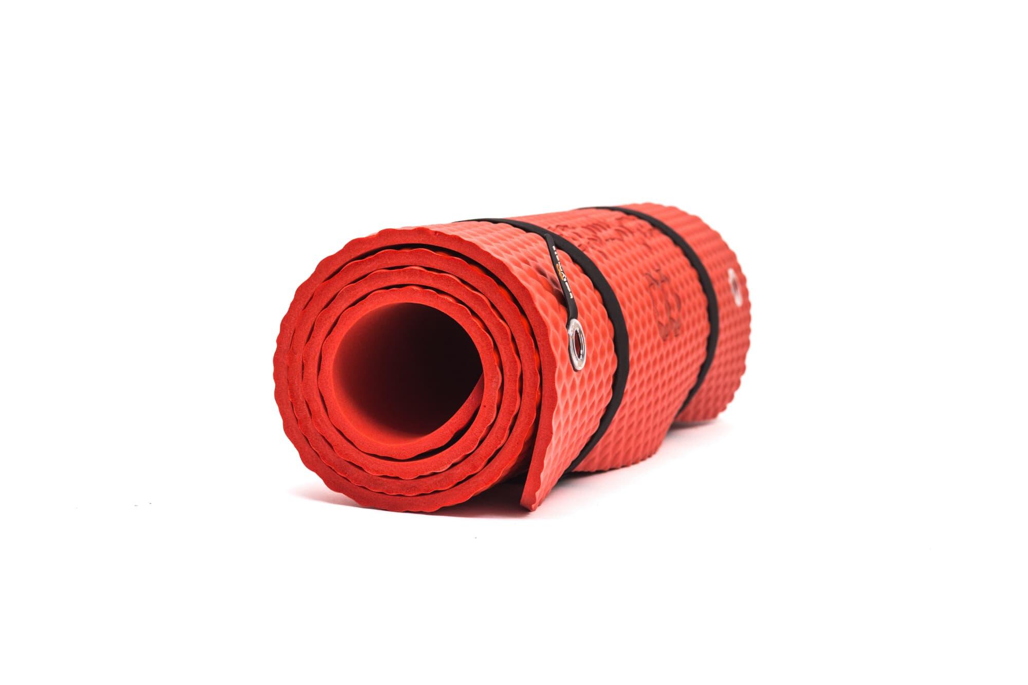 Tapis pour exercices au sol de Pilates. 180x60cm. Rouge 2/5