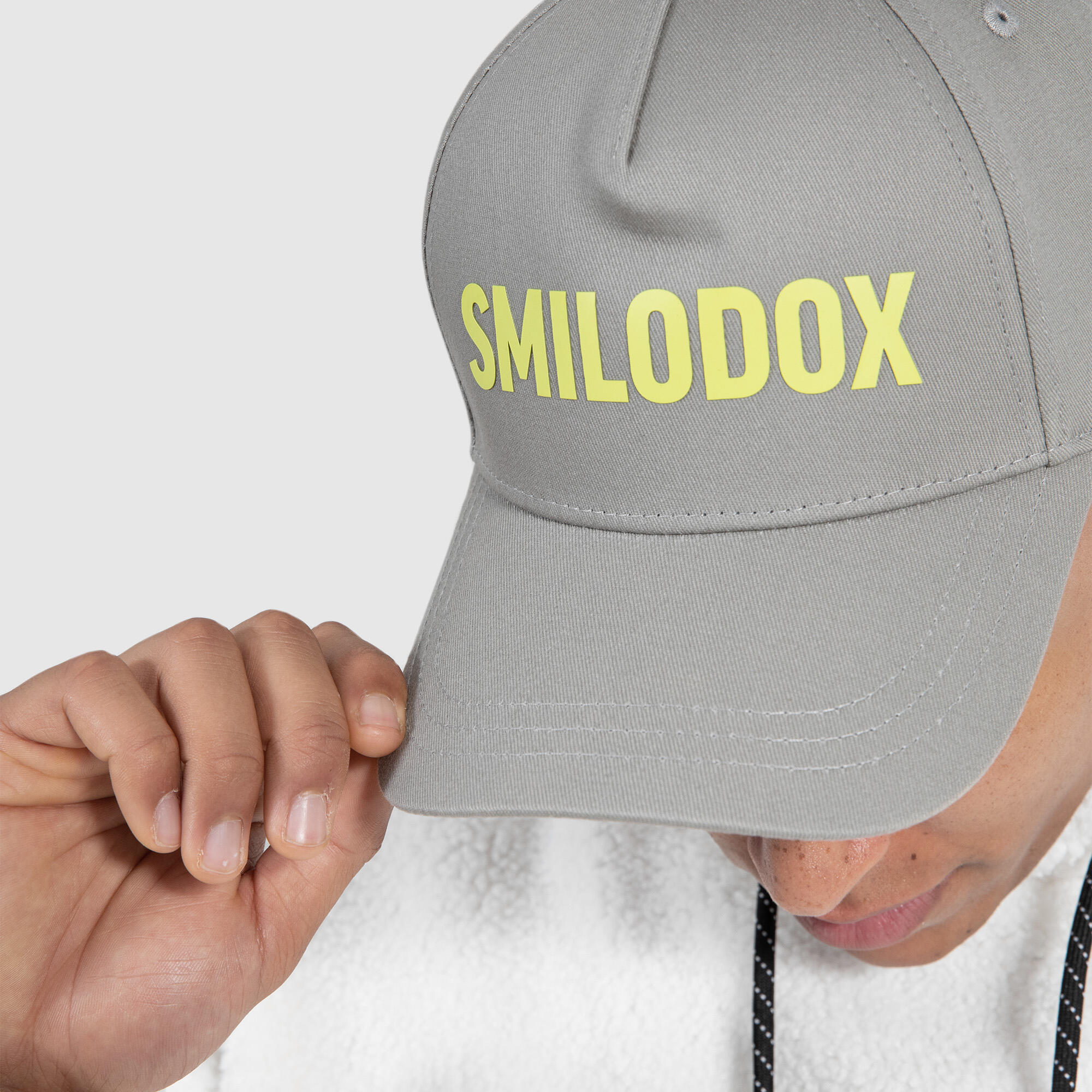 Unisex Cap North Grau für Sport & Freizeit 4/4