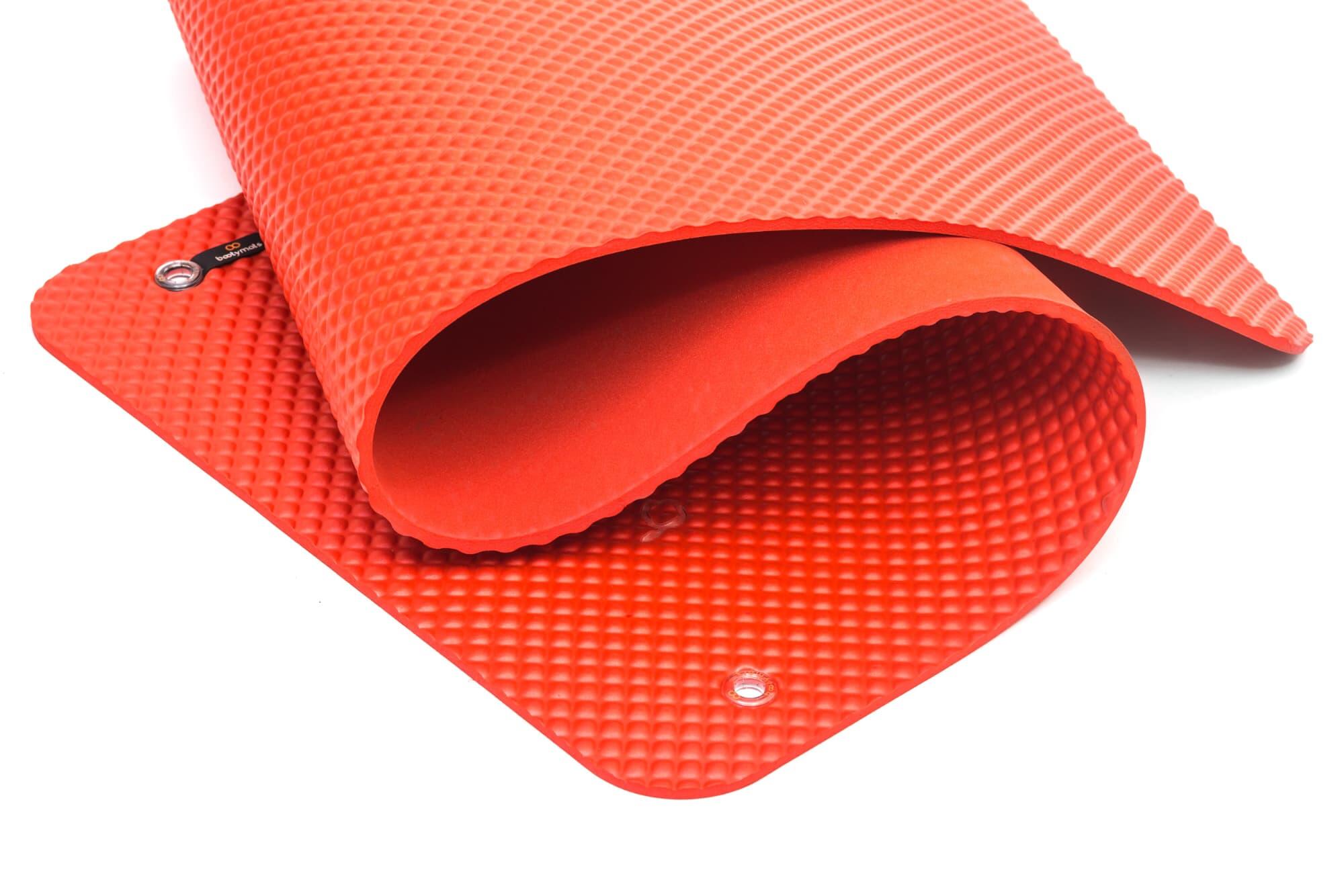 Tapis pour exercices au sol de Pilates. 180x60cm. Rouge 3/5