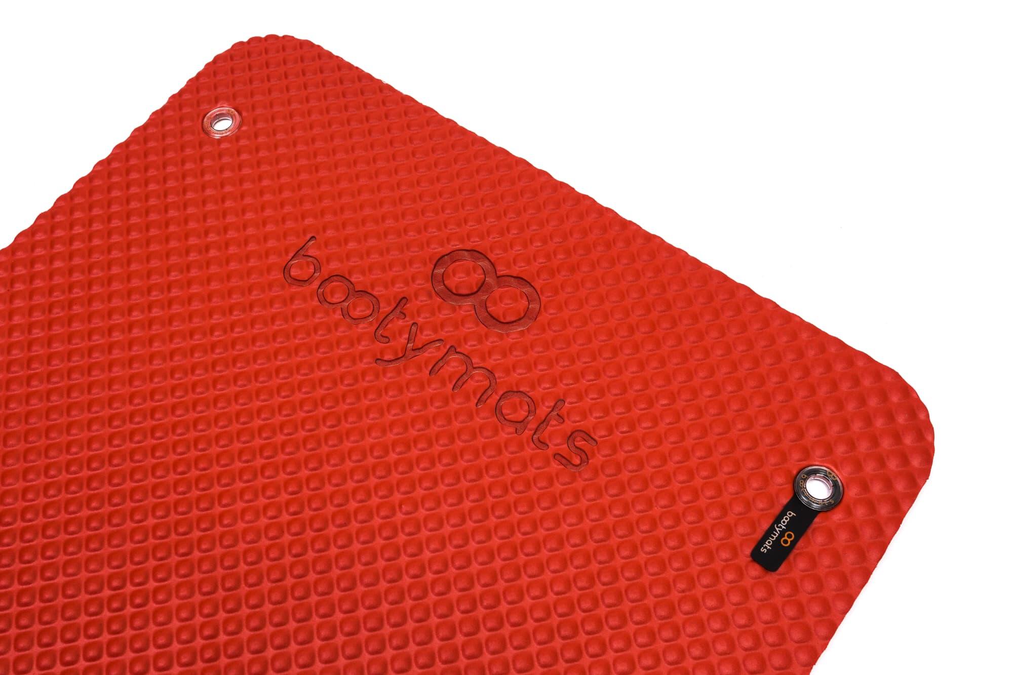 Tapis pour exercices au sol de Pilates. 180x60cm. Rouge 4/5