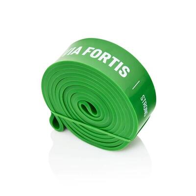Elastische band met oefeningsgids voor fitness. gym. stretching