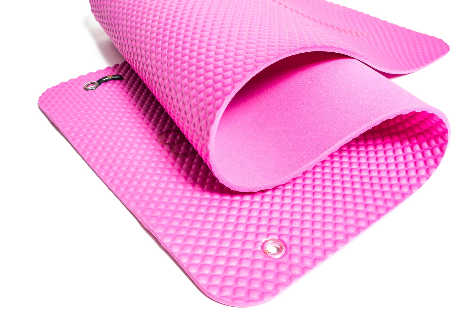 Esterilla de gran tamaño para ejercicios de Pilates de suelo. 180x60cm. Rosa 3/5