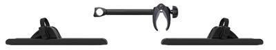 Thule Caravan Superb 3rd rail kit zwart 1/2