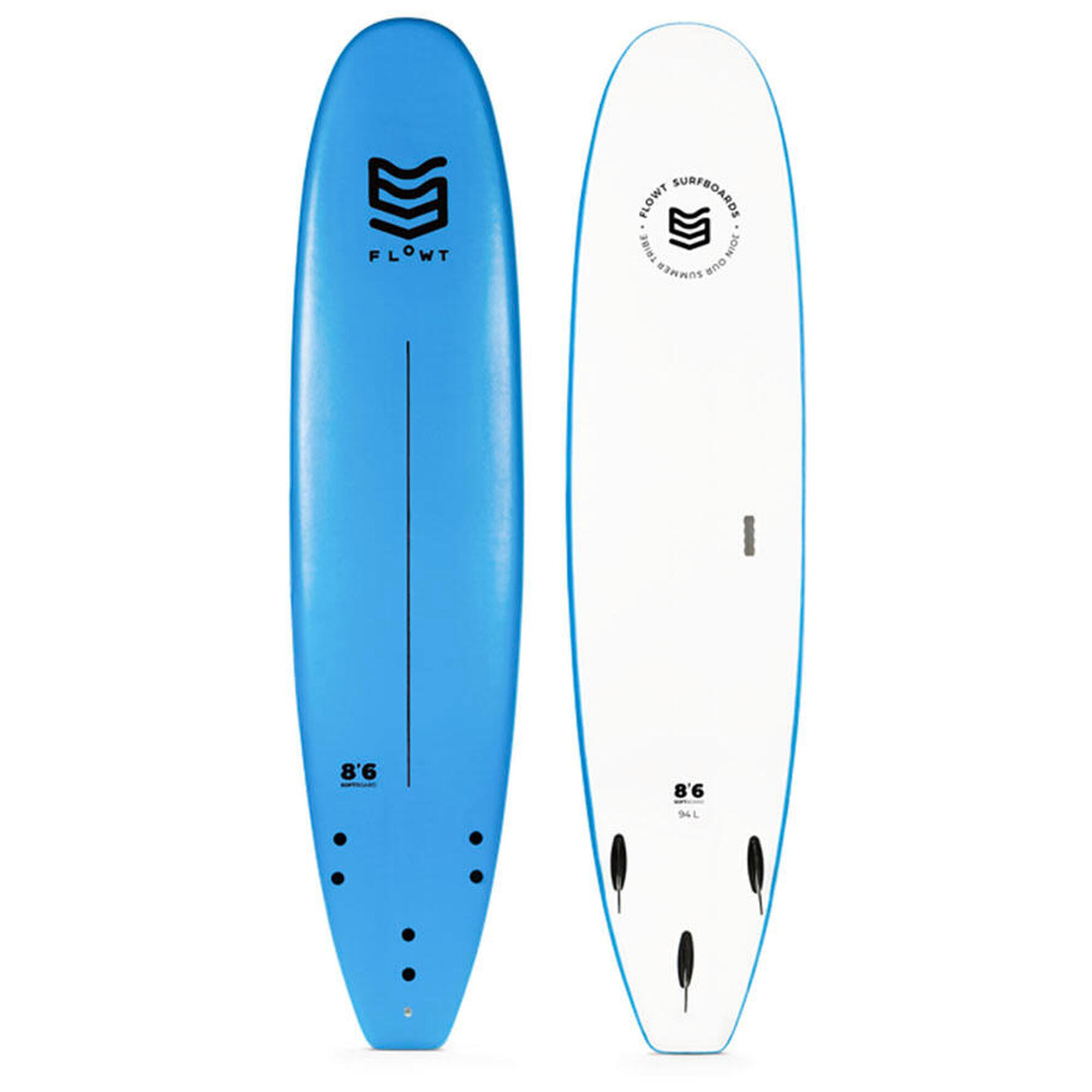 FLOWT 8’6 STANDARD SOFTBOARD