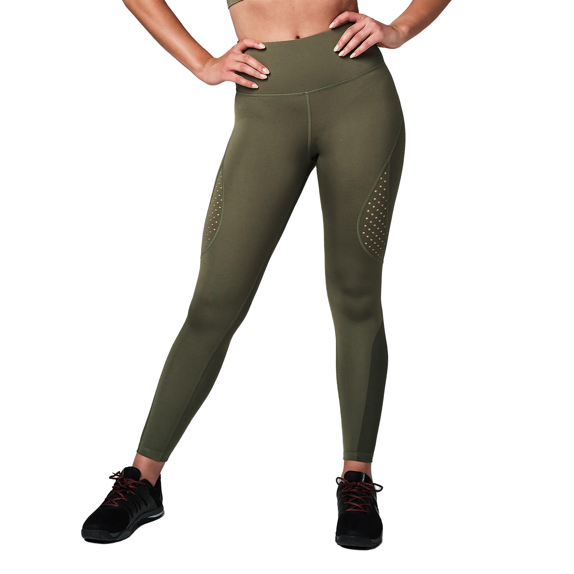 Strong Id - Leggings D'Entraînement Pour Femmes Strong Id Performance - Legging - Vert - 36 Xs - Decathlon