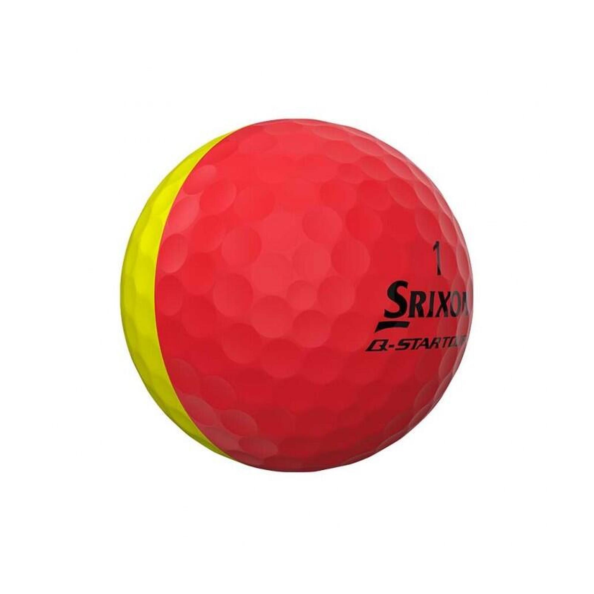 Confezione da 12 palline da golf Srixon Q-Star Tour DIVIDE