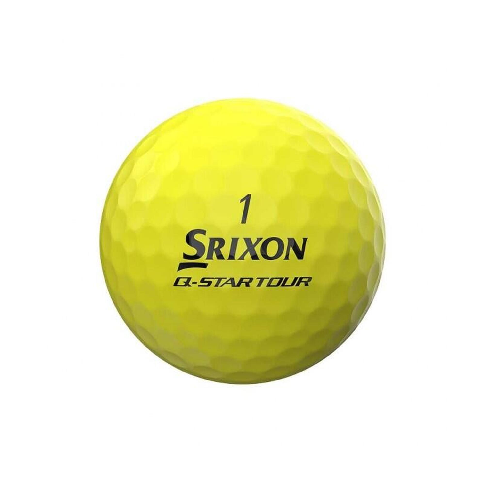 Caixa com 12 bolas de golfe Srixon Q-Star Tour DIVIDE