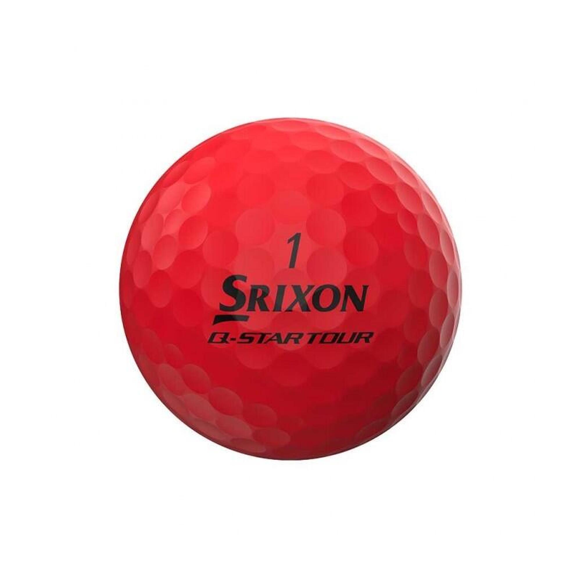 Caixa com 12 bolas de golfe Srixon Q-Star Tour DIVIDE