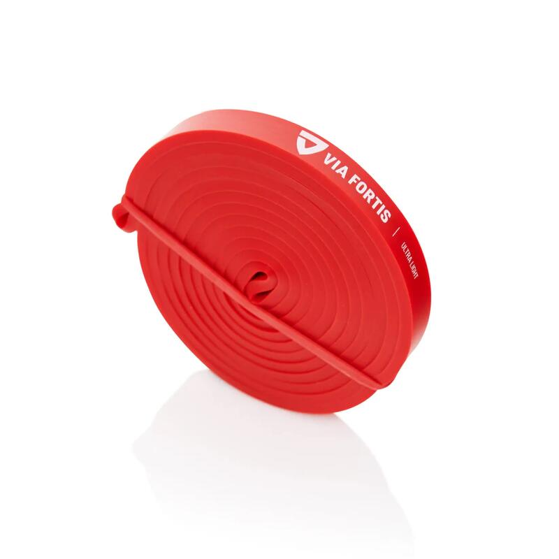 Bande de fitness premium - TRÈS LÉGÈRE (rouge / 4kg-12kg)