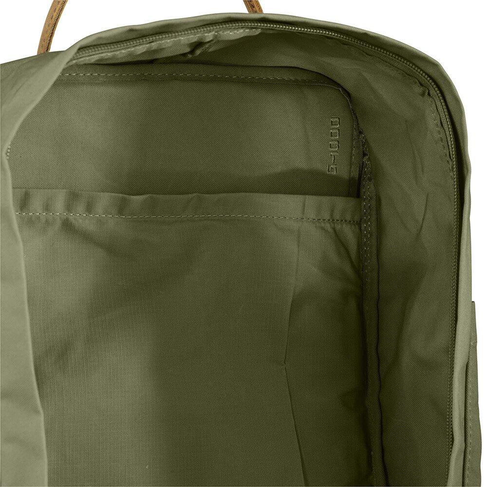 Mochila para caminar Fjallraven kanken No.2 Dark olive resistente al agua 5/6