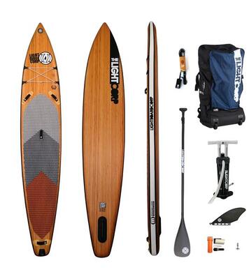 ISUP MFT WOOD TOURER SET 13´6" x 30" x 6" incl. 3 tlg. Pro Endurance 100% Carbon