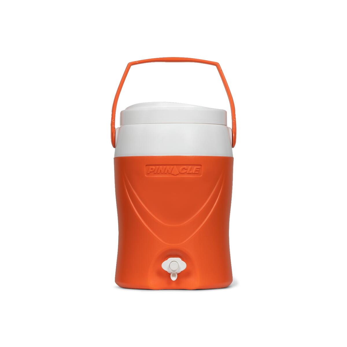 Pinnacle Platino 2 Gallon, Contenedor de Bebidas Aislado, 8L, Naranja 2/5