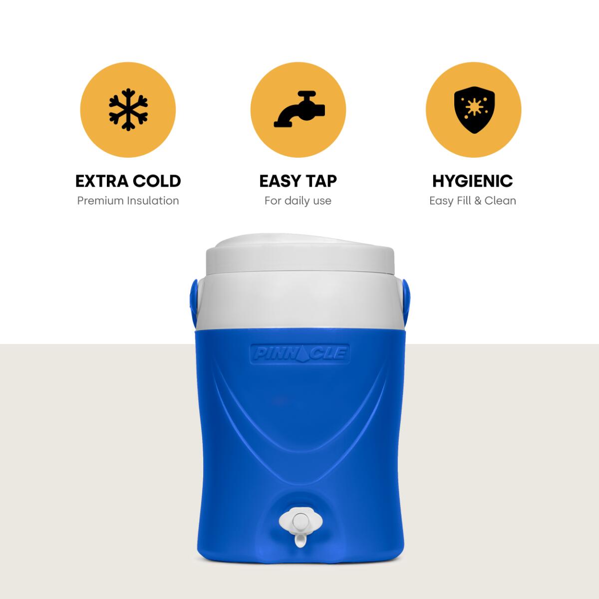 Pinnacle Platino 2 Gallon (8 litros) Contenedor de bebidas 3/5