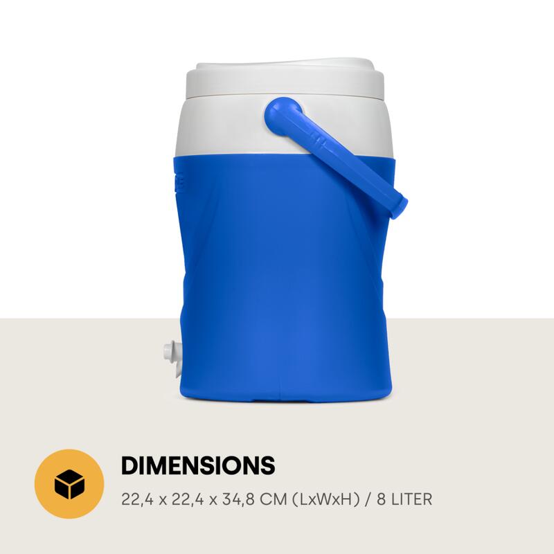 Pinnacle Platino 2 Gallon (8 liter) Drankkoeler Blauw