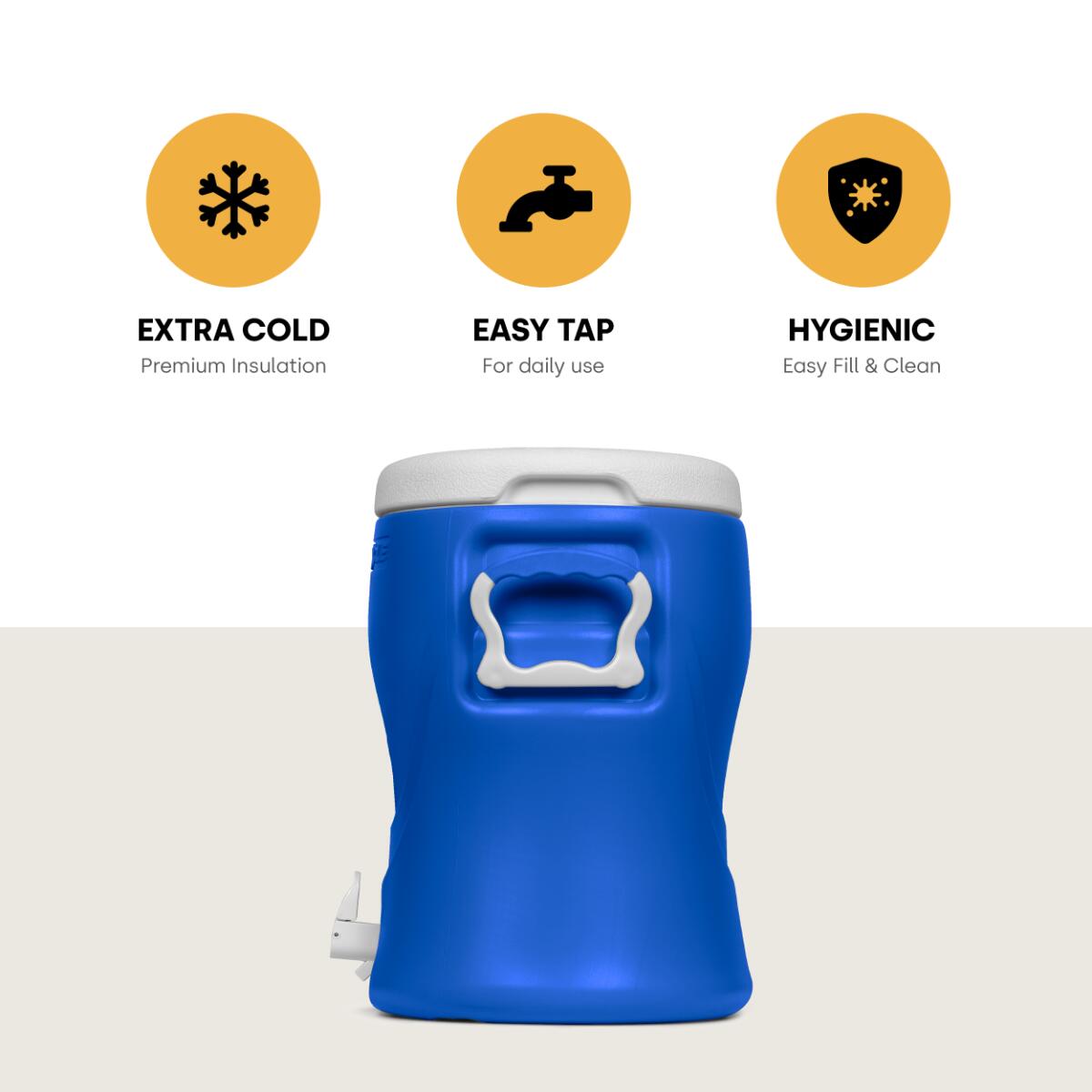 Pinnacle Platino 3 Gallon, Drankkoeler, 12L, Blauw 2/5