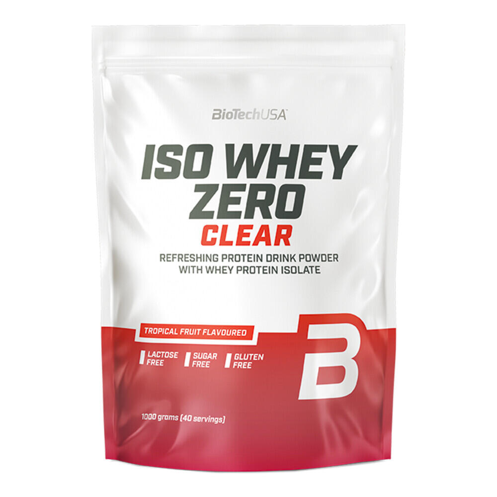Biotechusa - Clear Whey - Iso Whey Zero Clear - Fruits Tropicaux - Isolat De Whey - 1 Kg - Decathlon