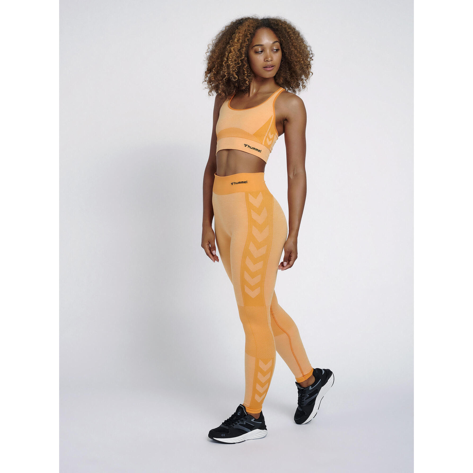 Top Hmlclea Yoga Femme Extensible Respirant Séchage Rapide Sans Couture Hummel