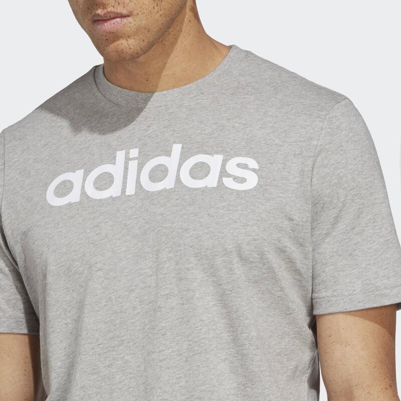 Essentials Single Jersey Linear Embroidered Logo Tee