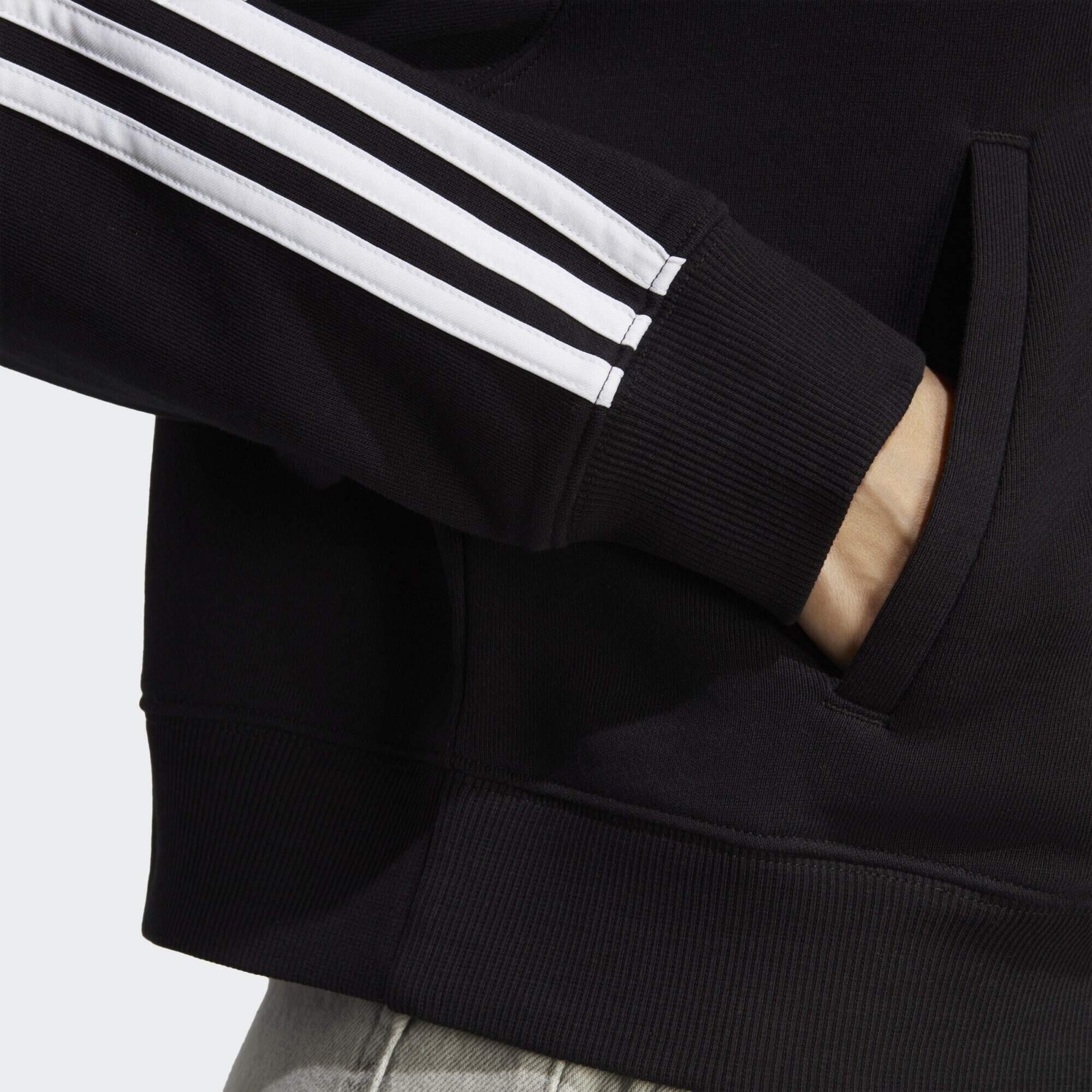 Essentials 3-Stripes French Terry Bomber Full-Zip Hoodie 5/5