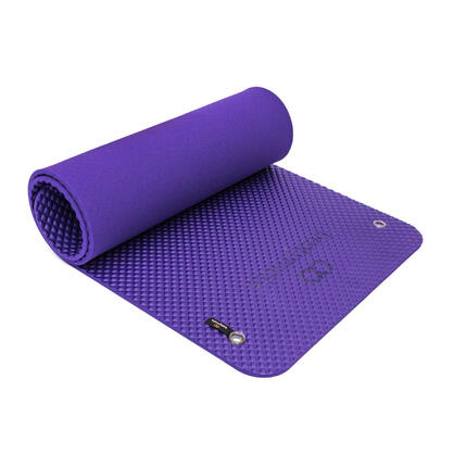Tapis de sol pour exercices polyvalents, Fitness et Pilates. 160x60cm. Marron
