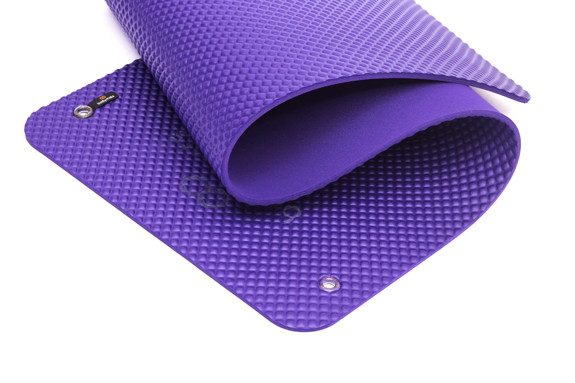 Tapis de sol pour exercices polyvalents, Fitness et Pilates. 160x60cm. Violett 3/5