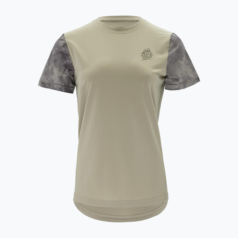 Tricou trekking femei mâneci scurte Denna bej