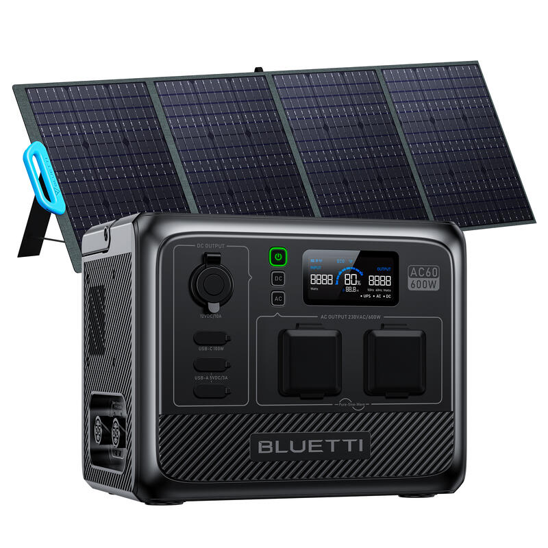 BLUETTI Generatore Solare AC60 con PV200 Pannello Solare Incluso,