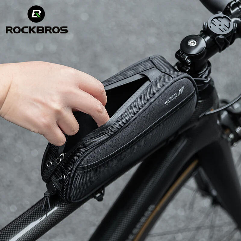 Torba rowerowa na ramę płetwa Rockbros RB063 sztywna 4/7