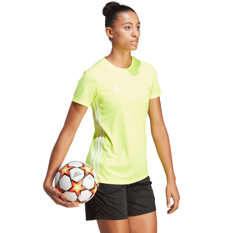 Tricou adidas cu tehnologie AEROREADY galben/alb