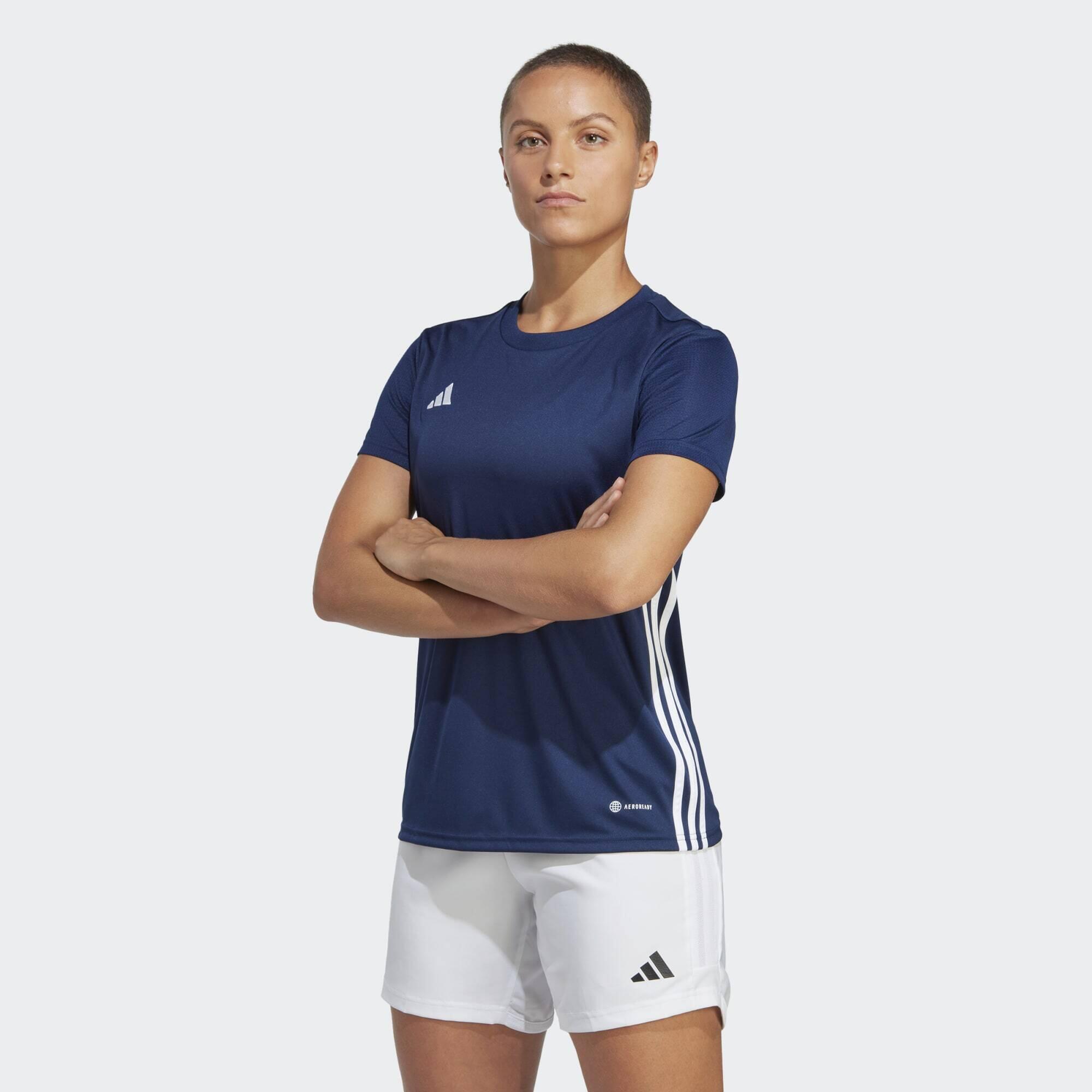 Adidas - Maillot Tabela 23 - Maillot Manches Courtes - Blanc|bleu - 42 M/l - Decathlon