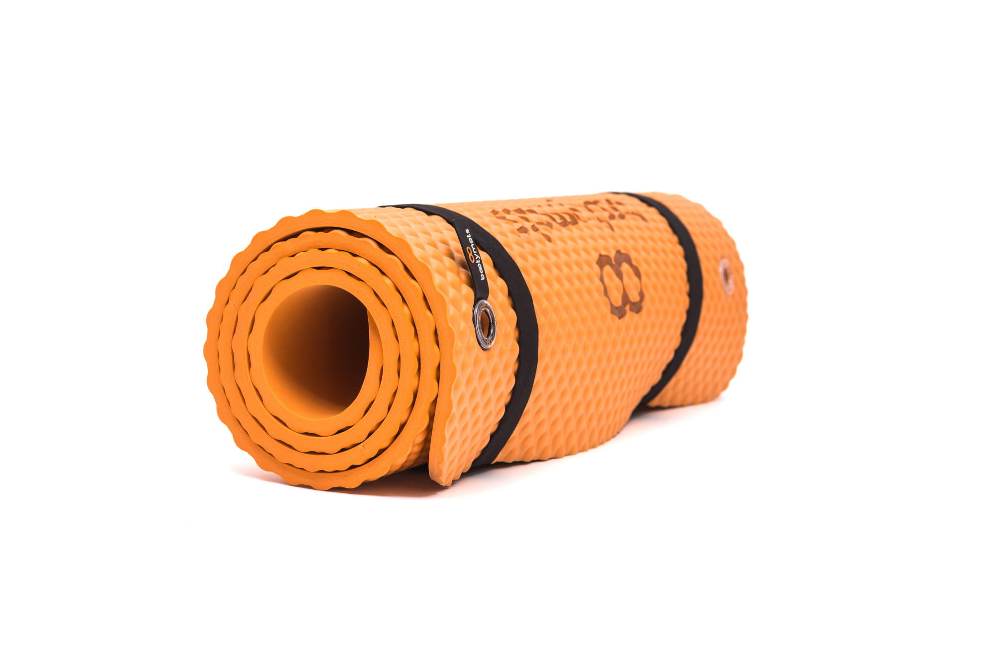 Esterilla de gran tamaño para ejercicios de Pilates de suelo. 180x60cm. Naranja 2/5