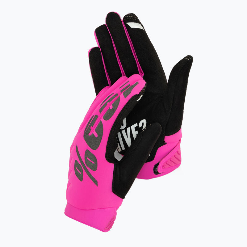 Gants BRISKER Women FA22 Neon Pink/Black