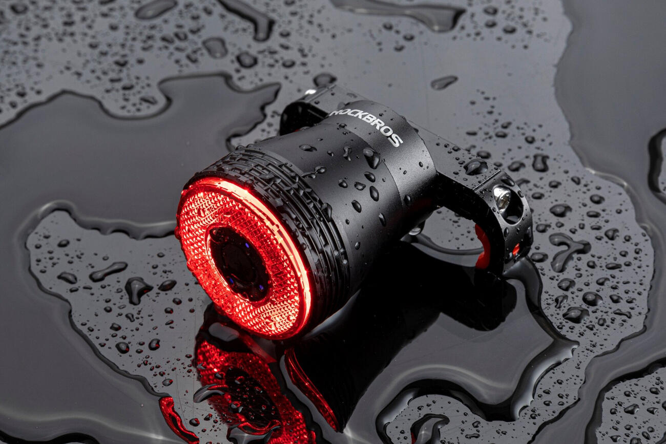 Rockbros Q5 Smart LED-Fahrradlicht mit Bremsintensivierung & 90h Akku 3/7