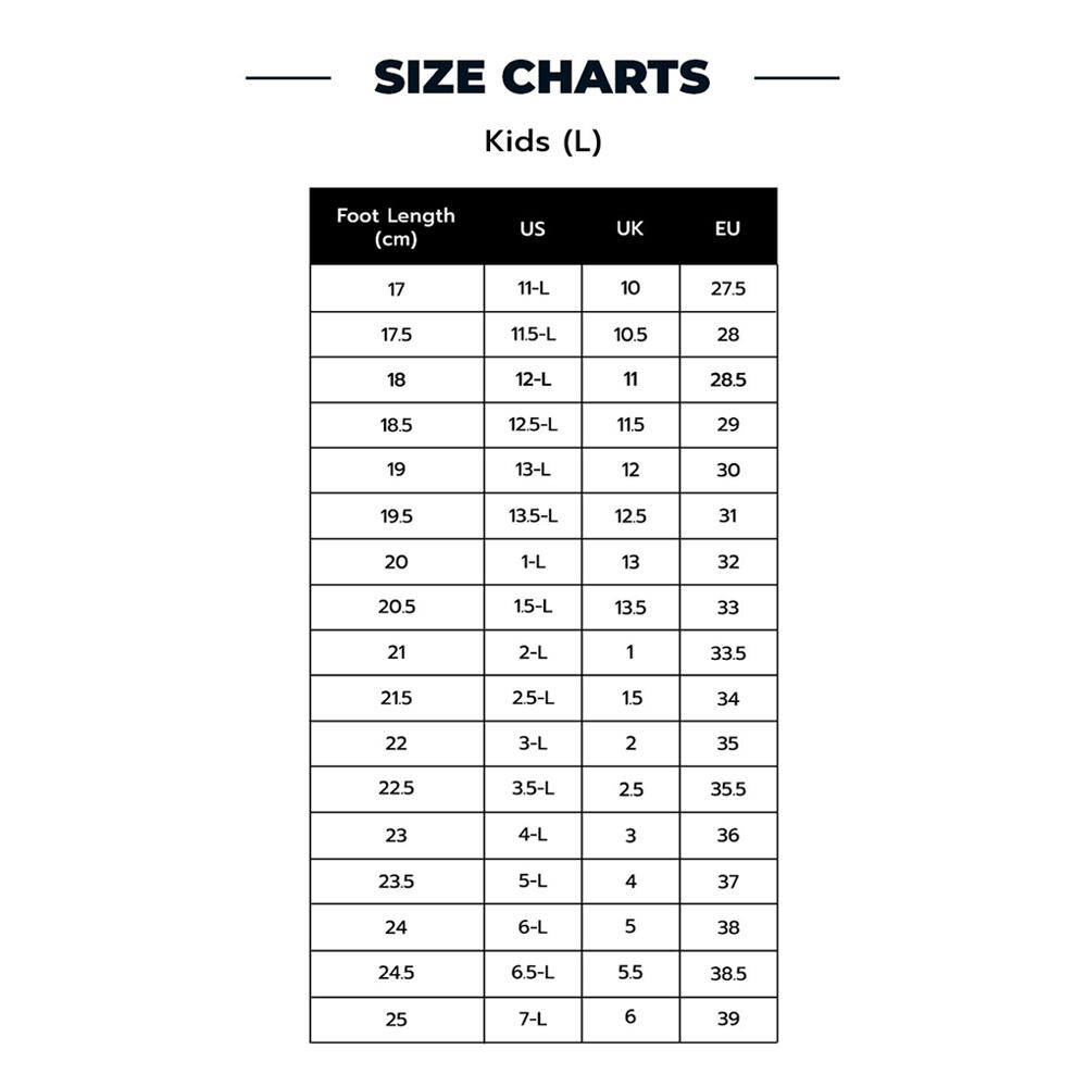 Skechers Boys Skechers Shoes Conversion Chart Skechers Boys Vortex