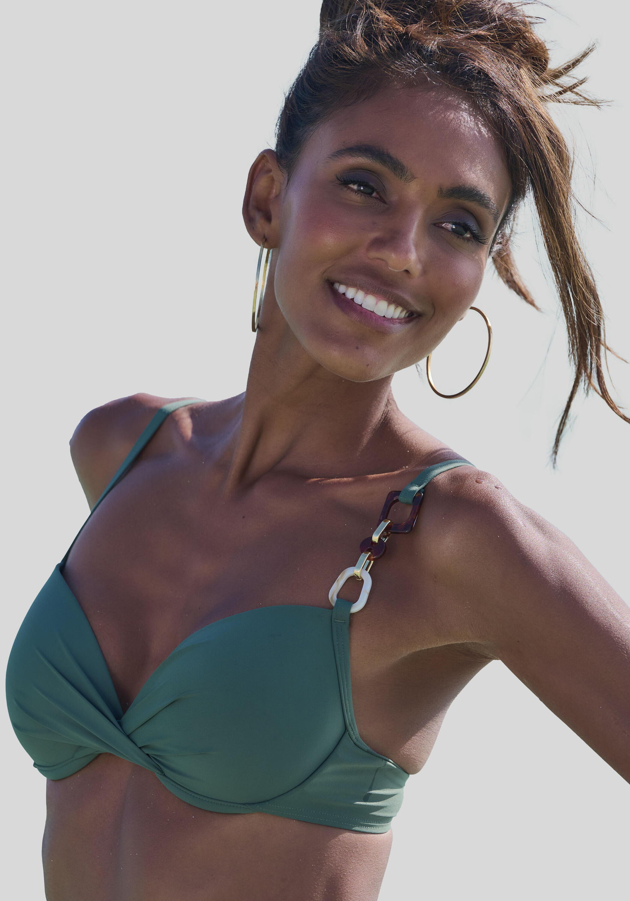 Damen Bügel-Bikini-Top 3/5
