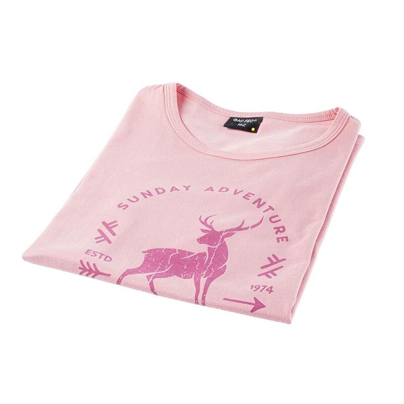 T-Shirt Nina para crianças/jovens Cor-de-rosa prateado