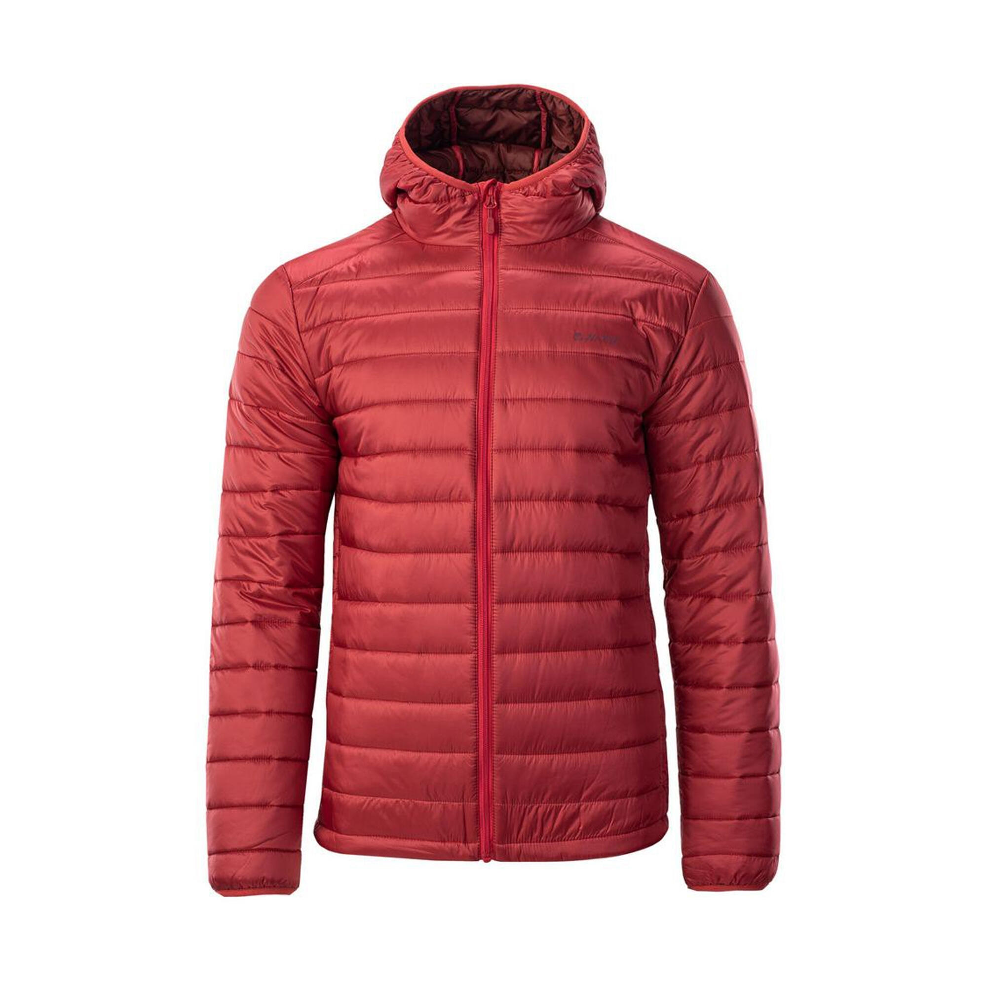 CARSON Men's Quilted Jacket (Molten Lava / Brick Red)