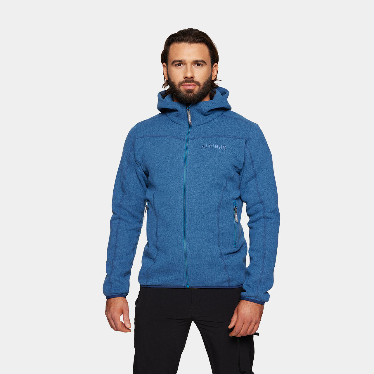 Alpinus - Veste Polaire De Randonnée Alpinus Barbiano - Homme - Polaire - Bleu - 38 S - Decathlon