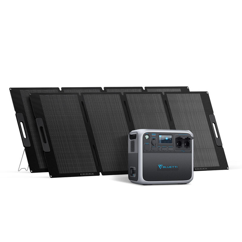 BLUETTI Gerador solar AC200P com 2 painel solar MP200