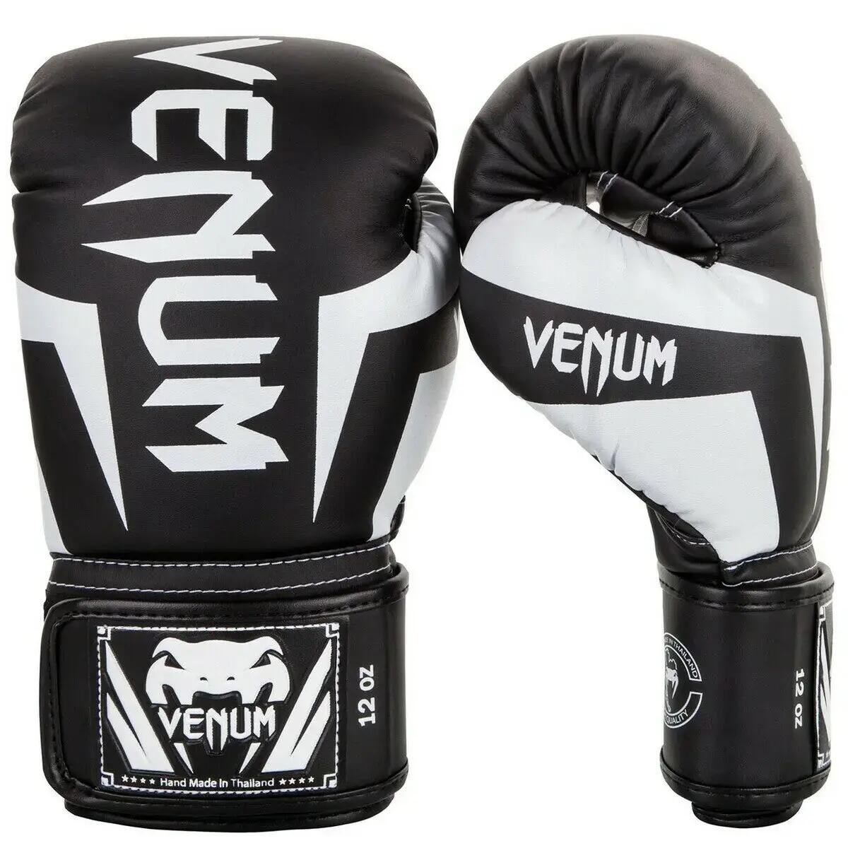 Boxerské rukavice VENUM ELITE - černo/bílé 4/5