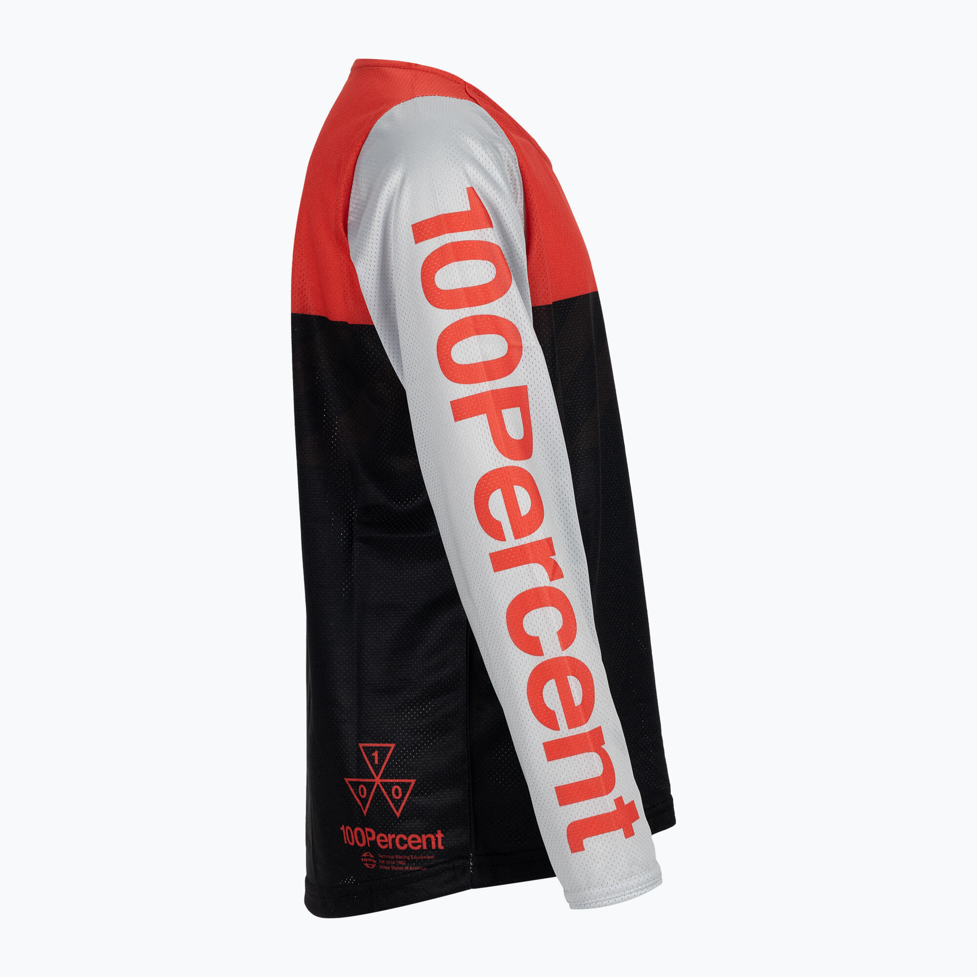 R-Core-X Sunset Blue / Orange 100% Long Sleeve Jersey 3/5